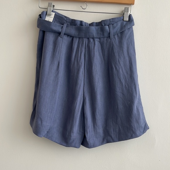 Paper bag tie in front shorts - Picture 4 of 4